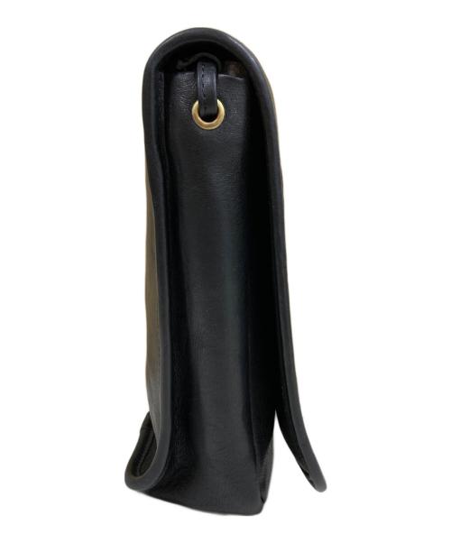 SLOW（スロウ）SLOW (スロウ) BONO レザーショルダーバッグ ブラック サイズ:OneSizeの古着・服飾アイテム