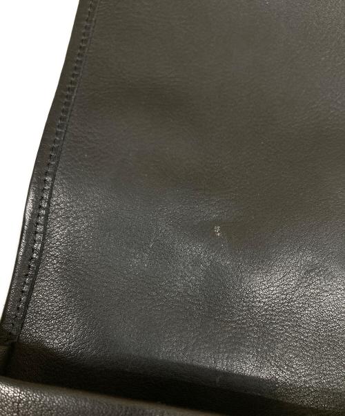 SLOW（スロウ）SLOW (スロウ) BONO レザーショルダーバッグ ブラック サイズ:OneSizeの古着・服飾アイテム