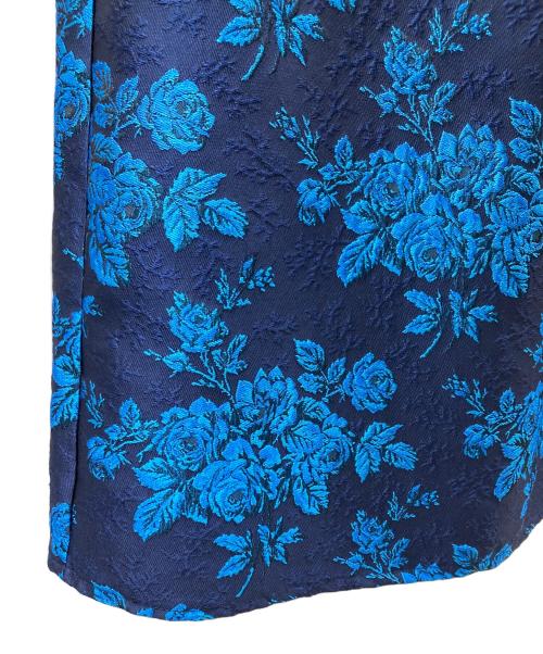 AMAIL（アマイル）AMAIL (アマイル) Mood flower dress ドレスワンピース ブルー×ネイビー サイズ:Freeの古着・服飾アイテム