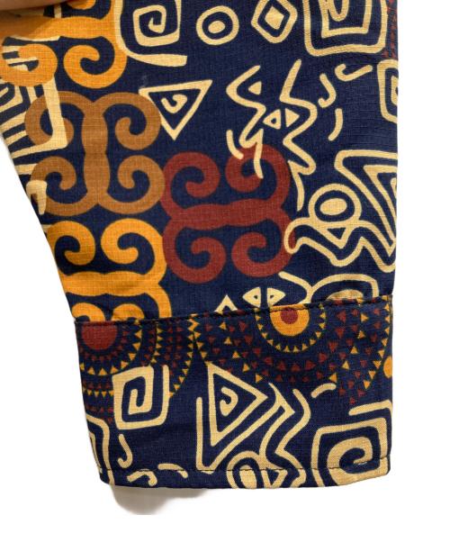 MONITALY（モニタリー）MONITALY (モニタリー) 総柄 リップストップ ドローストリング オーバー シャツ ジャケット マルチカラー サイズ:不明【記載なし】の古着・服飾アイテム