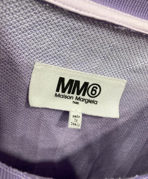 MM6 Maison Margiela（エムエムシックスメゾンマルジェラ）MM6 Maison Margiela (エムエムシックス メゾンマルジェラ) スウェット パープル サイズ:XSの古着・服飾アイテム