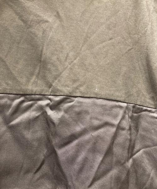 MM6 Maison Margiela（エムエムシックスメゾンマルジェラ）MM6 Maison Margiela (エムエムシックスメゾンマルジェラ) Upside Down T-Shirt Dress カットソーワンピース オリーブ サイズ:Sの古着・服飾アイテム