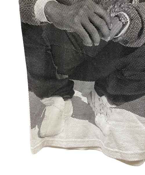 stussy（ステューシー）stussy (ステューシー) GANG STARR TEE ホワイト×ブラック サイズ:XLの古着・服飾アイテム