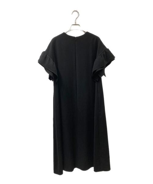 YOKO CHAN（ヨーコチャン）YOKO CHAN (ヨーコチャン) ギャザースリーブ マキシドレス ブラック サイズ:Freeの古着・服飾アイテム