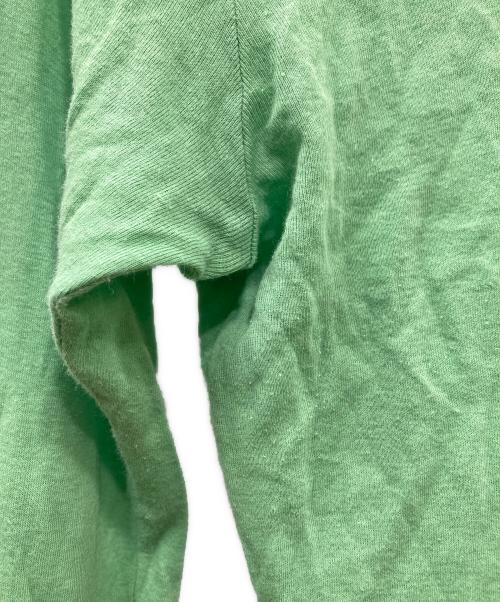 AURALEE（オーラリー）AURALEE (オーラリー) 23AW HIGH GAUGE SHEER RIB TURTLE グリーンの古着・服飾アイテム