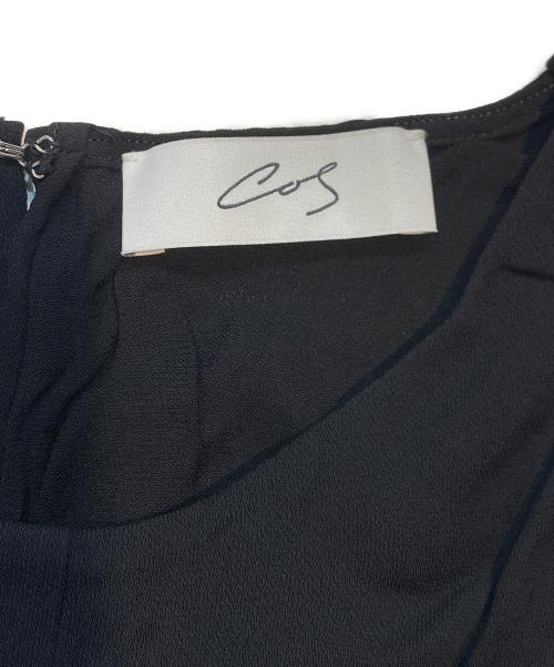 COS（コス）COS (コス) ブラウスワンピース ブラック サイズ:42の古着・服飾アイテム