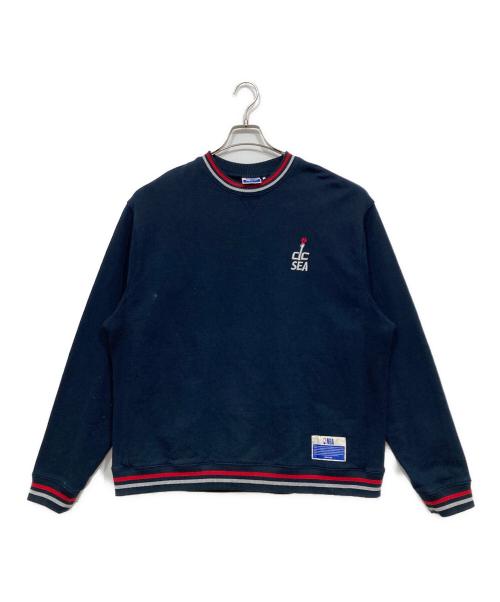 WIND AND SEA（ウィンダンシー）WIND AND SEA (ウィンダンシー) NBA (エヌビーエー) ロゴスウェット ネイビー サイズ:Lの古着・服飾アイテム