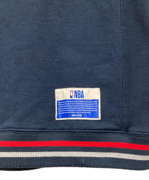 WIND AND SEA（ウィンダンシー）WIND AND SEA (ウィンダンシー) NBA (エヌビーエー) ロゴスウェット ネイビー サイズ:Lの古着・服飾アイテム