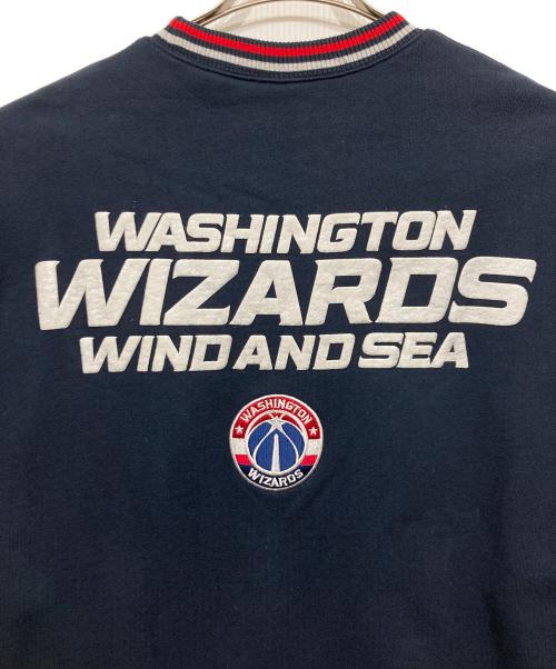 WIND AND SEA（ウィンダンシー）WIND AND SEA (ウィンダンシー) NBA (エヌビーエー) ロゴスウェット ネイビー サイズ:Lの古着・服飾アイテム