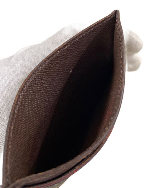 LOUIS VUITTON（ルイ ヴィトン）LOUIS VUITTON (ルイ ヴィトン) ポルト カルト・サンプール カードケース ブラウン サイズ:OneSizeの古着・服飾アイテム