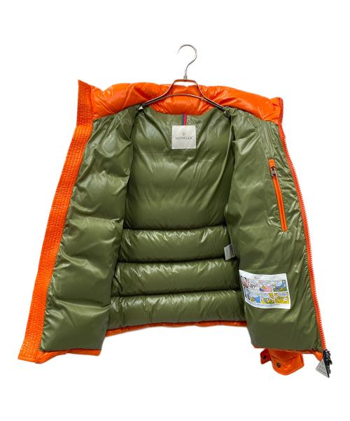MONCLER（モンクレール）MONCLER (モンクレール) MAYA ダウンジャケット オレンジ サイズ:SIZE 3の古着・服飾アイテム