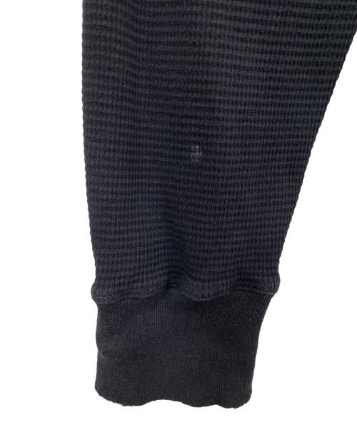 OFFWHITE（オフホワイト）OFFWHITE (オフホワイト) サーマル プルオーバーパーカー ブラック サイズ:SIZE Mの古着・服飾アイテム