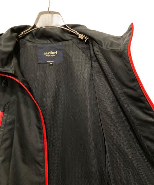 narifuri（ナリフリ）narifuri (ナリフリ) 2layered mountain parka レッド×ブラック サイズ:XLの古着・服飾アイテム