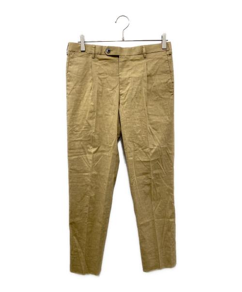 TOMORROW LAND（トゥモローランド）TOMORROW LAND (トゥモローランド) Marini&Cecconi ストレッチリネン スーツセットアップ ベージュ サイズ:SIZE 48 ※パンツ SIZE 46の古着・服飾アイテム