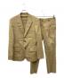TOMORROW LAND（トゥモローランド）の古着「Marini&Cecconi ストレッチリネン スーツセットアップ」｜ベージュ