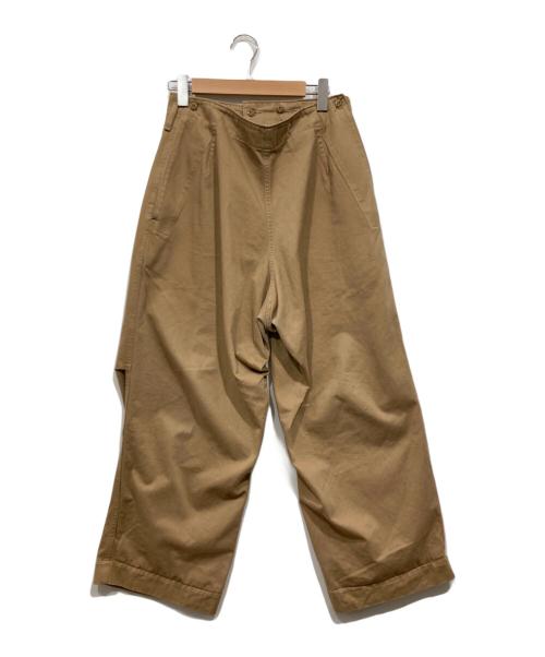 WEWILL（ウィーウィル）WEWILL (ウィーウィル) ワイドタックパンツ ベージュ サイズ:3の古着・服飾アイテム