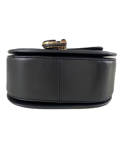 COLE HAAN（コールハーン）COLE HAAN (コールハーン) エッセンシャル ミニ サドルバッグ ショルダー ブラックの古着・服飾アイテム