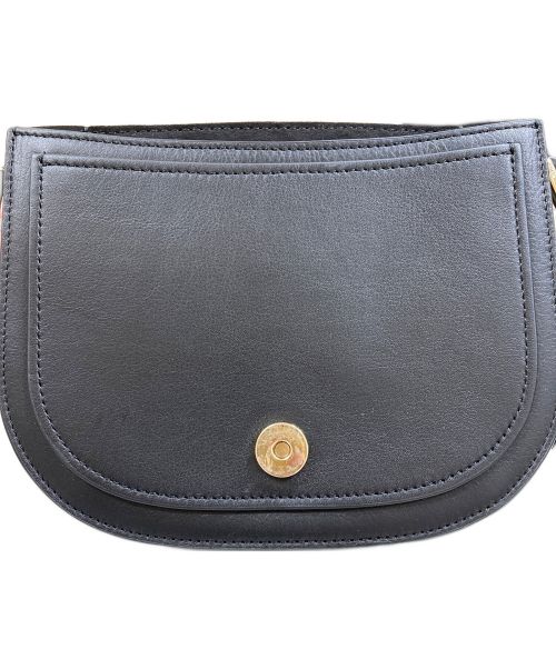 COLE HAAN（コールハーン）COLE HAAN (コールハーン) エッセンシャル ミニ サドルバッグ ショルダー ブラックの古着・服飾アイテム