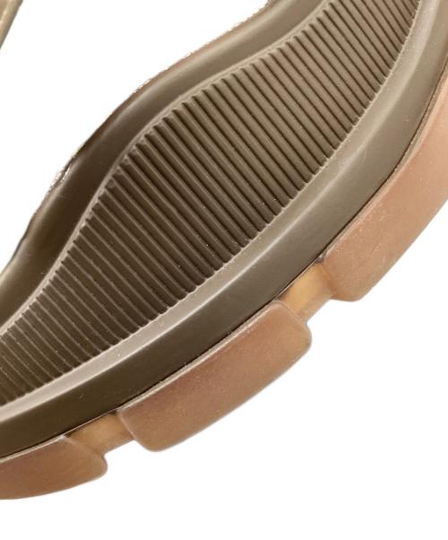 YELLO（イエロ）YELLO (イエロー) カモフラ 厚底サンダル オリーブ サイズ:Lの古着・服飾アイテム