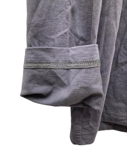 UNDERCOVER（アンダーカバー）UNDERCOVER (アンダーカバー) 小紋チェックフード付ロンTEE グレー サイズ:2 未使用品の古着・服飾アイテム