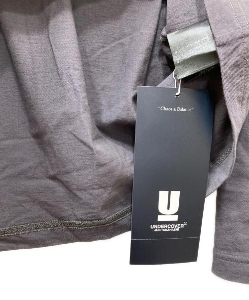 UNDERCOVER（アンダーカバー）UNDERCOVER (アンダーカバー) 小紋チェックフード付ロンTEE グレー サイズ:2 未使用品の古着・服飾アイテム