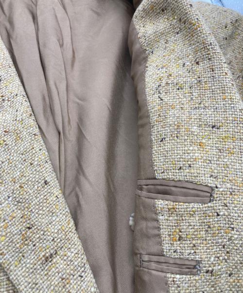 im MIYAKE DESIGN STUDIO（イッセイミヤケデザインスタジオ）im MIYAKE DESIGN STUDIO (イッセイミヤケデザインスタジオ) 80'sウールテーラードジャケット ベージュ サイズ:5-92の古着・服飾アイテム