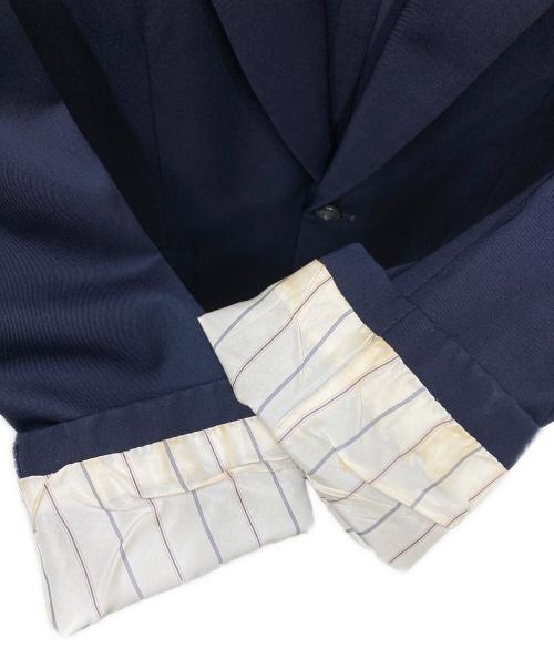 COMME des GARCONS HOMME PLUS（コムデギャルソンオムプリュス）COMME des GARCONS HOMME PLUS (コムデギャルソンオムプリュス) 90'sテーラードジャケット ネイビー サイズ:Mの古着・服飾アイテム