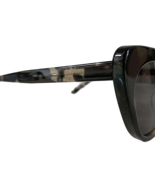 金子眼鏡（カネコガンキョウ）金子眼鏡 (カネコガンキョウ) THE SHISHIKU キャットアイサングラス ブラック×ホワイト サイズ:表記なしの古着・服飾アイテム