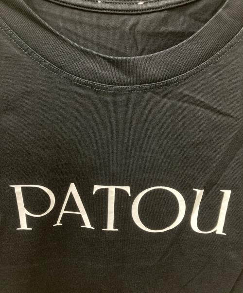 patou（パトゥ）patou (パトゥ) オーガニックコットン パトゥロゴTシャツ ブラック サイズ:不明の古着・服飾アイテム