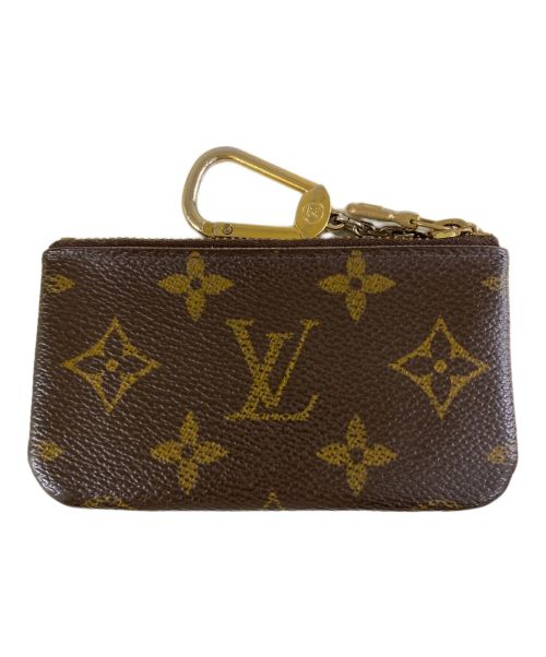 LOUIS VUITTON（ルイ ヴィトン）LOUIS VUITTON (ルイ ヴィトン) カードキーケース ポシェット・クレ モノグラム ブラウンの古着・服飾アイテム