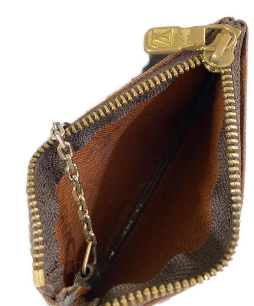 LOUIS VUITTON（ルイ ヴィトン）LOUIS VUITTON (ルイ ヴィトン) カードキーケース ポシェット・クレ モノグラム ブラウンの古着・服飾アイテム