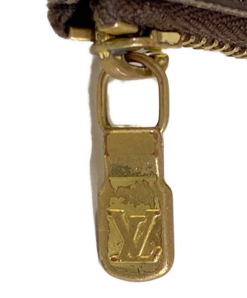 LOUIS VUITTON（ルイ ヴィトン）LOUIS VUITTON (ルイ ヴィトン) カードキーケース ポシェット・クレ モノグラム ブラウンの古着・服飾アイテム