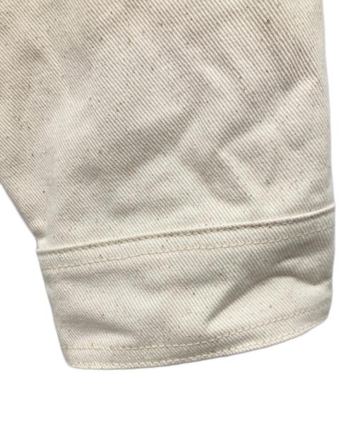 B BALSSY（ボールジィ）B BALSSY (ボールジィ) 2ndタイプデニムジャケット アイボリー サイズ:Lの古着・服飾アイテム