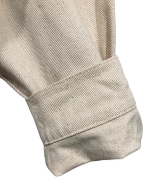 B BALSSY（ボールジィ）B BALSSY (ボールジィ) 2ndタイプデニムジャケット アイボリー サイズ:Lの古着・服飾アイテム