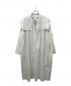 SEEALLシーオール）の古着「GATHER SMOK DRESS」｜ホワイト