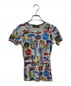 Hysteric Glamourヒステリックグラマー）の古着「総柄Tee」｜グレー