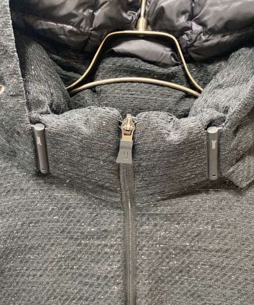 HERNO（ヘルノ）HERNO (ヘルノ) 19AWツイードラメフェザーダウンコート ブラック サイズ:40の古着・服飾アイテム