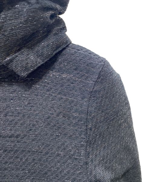 HERNO（ヘルノ）HERNO (ヘルノ) 19AWツイードラメフェザーダウンコート ブラック サイズ:40の古着・服飾アイテム