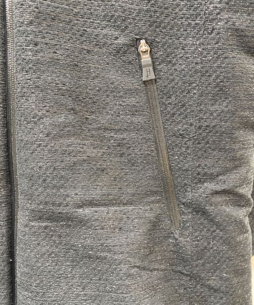 HERNO（ヘルノ）HERNO (ヘルノ) 19AWツイードラメフェザーダウンコート ブラック サイズ:40の古着・服飾アイテム