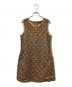 LOUIS VUITTON（ルイ ヴィトン）の古着「11SS モノグラムレースドレスワンピース」｜ベージュ