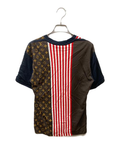 LOUIS VUITTON（ルイ ヴィトン）LOUIS VUITTON (ルイ ヴィトン) モノグラム ストライプTシャツ マルチカラー サイズ:M 未使用品の古着・服飾アイテム