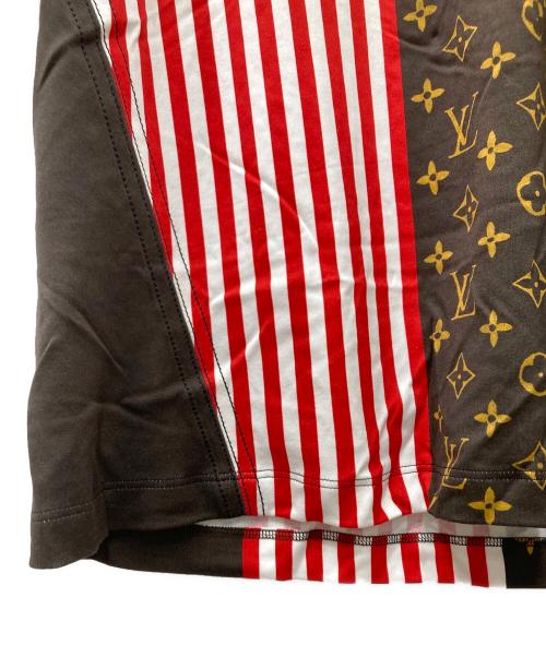 LOUIS VUITTON（ルイ ヴィトン）LOUIS VUITTON (ルイ ヴィトン) モノグラム ストライプTシャツ マルチカラー サイズ:M 未使用品の古着・服飾アイテム