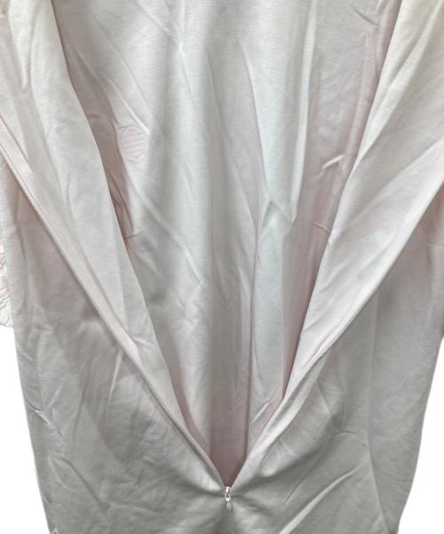 BORDERS at BALCONY（ボーダーズアットバルコニー）BORDERS AT BALCONY (ボーダーズアットバルコニー) ジャガードパフT ピンク サイズ:38の古着・服飾アイテム