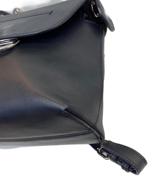 FENDI（フェンディ）FENDI (フェンディ) バックトゥスクール レザーバックパック ブラック サイズ:OneSizeの古着・服飾アイテム