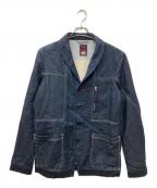 MARITHE+FRANCOIS GIRBAUDマリテフランソワジルボー）の古着「スウェットカバーオール」｜インディゴ