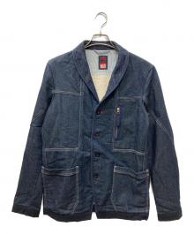 MARITHE+FRANCOIS GIRBAUD（マリテフランソワジルボー）の古着「スウェットカバーオール」｜インディゴ