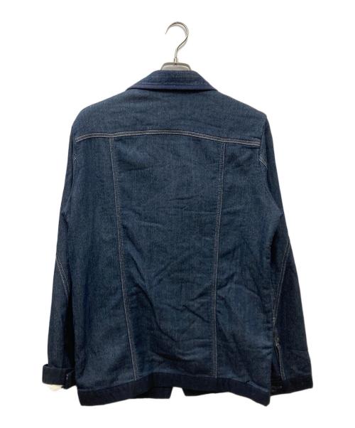 MARITHE+FRANCOIS GIRBAUD（マリテフランソワジルボー）MARITHE+FRANCOIS GIRBAUD (マリテフランソワジルボー) スウェットカバーオール インディゴ サイズ:Mの古着・服飾アイテム