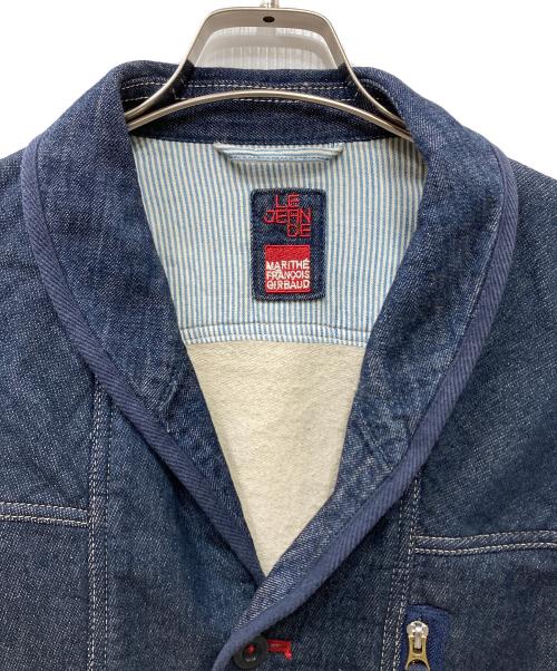 MARITHE+FRANCOIS GIRBAUD（マリテフランソワジルボー）MARITHE+FRANCOIS GIRBAUD (マリテフランソワジルボー) スウェットカバーオール インディゴ サイズ:Mの古着・服飾アイテム