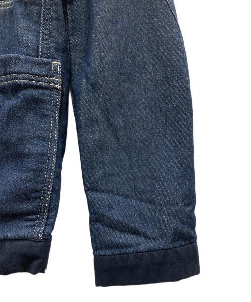 MARITHE+FRANCOIS GIRBAUD（マリテフランソワジルボー）MARITHE+FRANCOIS GIRBAUD (マリテフランソワジルボー) スウェットカバーオール インディゴ サイズ:Mの古着・服飾アイテム