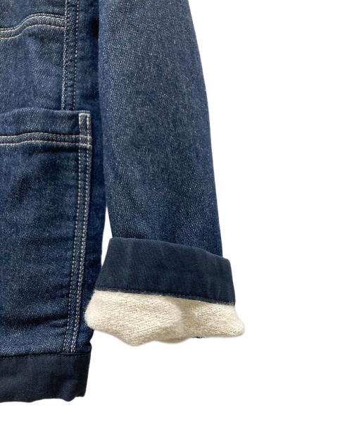 MARITHE+FRANCOIS GIRBAUD（マリテフランソワジルボー）MARITHE+FRANCOIS GIRBAUD (マリテフランソワジルボー) スウェットカバーオール インディゴ サイズ:Mの古着・服飾アイテム